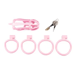 CockLock Cage de chasteté Netty XXL 11 x 4cm Rose